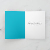 Happy Father's Day Cat Coronavirus Mask and Tie シーズンカード (内部)