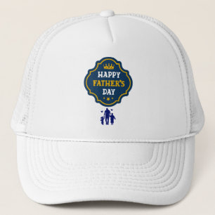 Happy Father's Day Crown & Kids - A 王室の Tribute キャップ