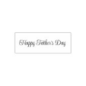 Happy Father's Day Cursive Script セルフインキングスタンプ (デザイン)