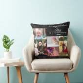 Happy Father's Day Custom Collage Photo  クッション (椅子)