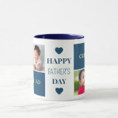 Happy Father's Day Custom Photo  マグカップ (中央)