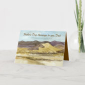 Happy Father's Day Dad Blessings Bible Scripture カード (正面)