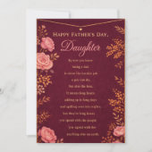 Happy Father's Day Daughter Card シーズンカード (正面)