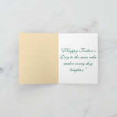 Happy Father's Day Folded Greeting Card カード