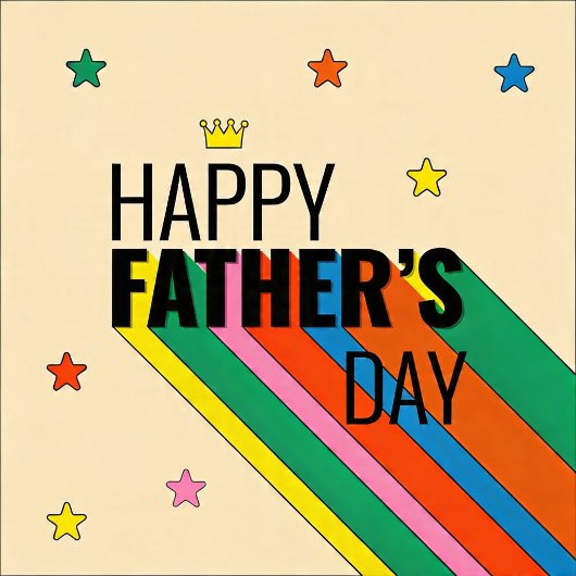 Happy Father's Day Folded Greeting Card カード