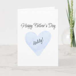 Happy Father's Day for Daddy Greeting Card カード