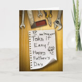 Happy Father's Day from kids Greeting Card カード (正面)