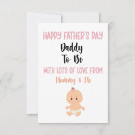 Happy Father's Day from Mummy & Me Card 出欠カード