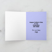 Happy Father's Day from the cat - Your Photo カード (内部)