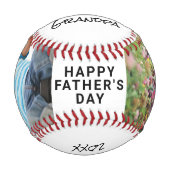 Happy Father's Day Grandpaの写真 野球ボール (正面)