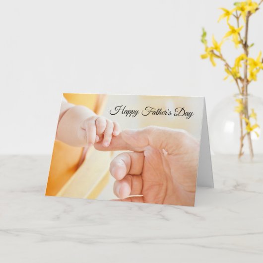 Happy Father's Day Greeting Card カード (黄色い花)