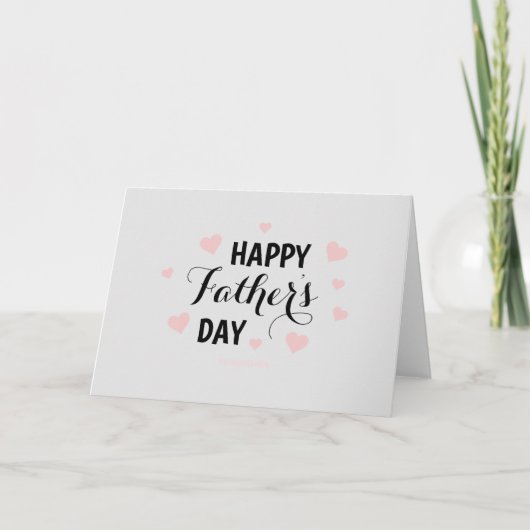Happy Father's Day Greeting Card カード (正面)