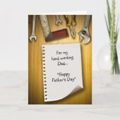 Happy Father's Day Greeting Card カード (正面)