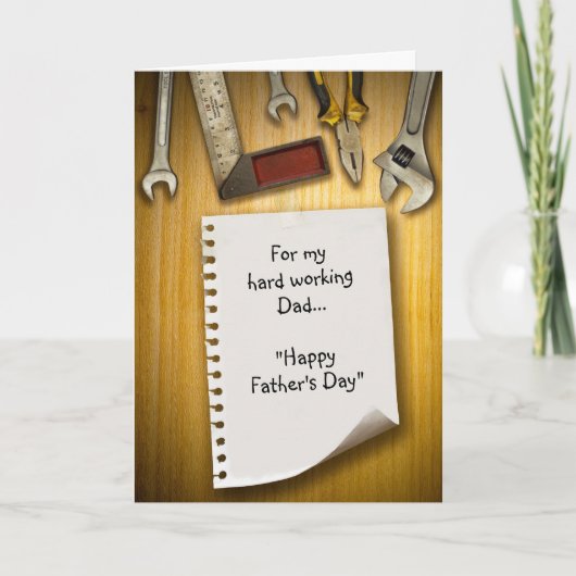 Happy Father's Day Greeting Card カード (正面)