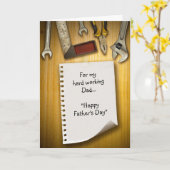 Happy Father's Day Greeting Card カード (黄色い花)