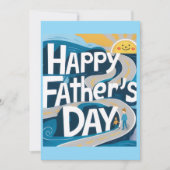 Happy Father's Day Greeting Card サンキューカード (正面)