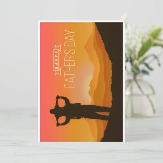 Happy Father's Day Greeting Card シーズンカード (スタンド正面)