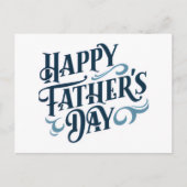 Happy Father's Day Greeting Card ポストカード (正面)