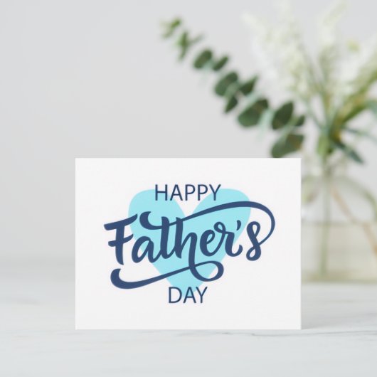 Happy Father's Day Greeting Card ポストカード (スタンド正面)