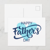Happy Father's Day Greeting Card ポストカード (正面/裏面)