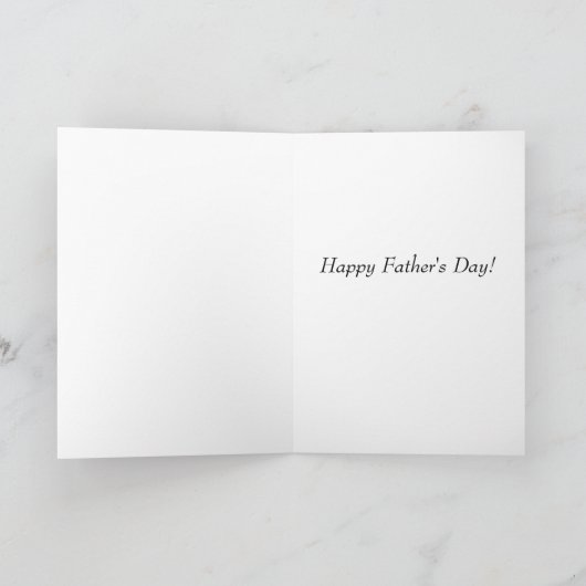 Happy Father's Day Greeting Card 案内状 (内部)