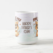 Happy Father's Day Hilarious Cat Coffee Mug コーヒーマグカップ (中央)