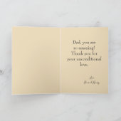 Happy Father's Day Hipster写真 カード (内部)