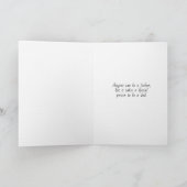 Happy Father's Day Horse and Foal カード (内部)