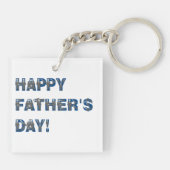 Happy Fathers Day Keychain キーホルダー (裏面)