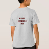 Happy Father's Day kids T Shirt Tシャツ (裏面)