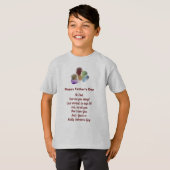 Happy Father's Day kids T Shirt Tシャツ (正面フル)