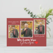 Happy Father's day, Love you,祖父写真3 シーズンカード (スタンド正面)