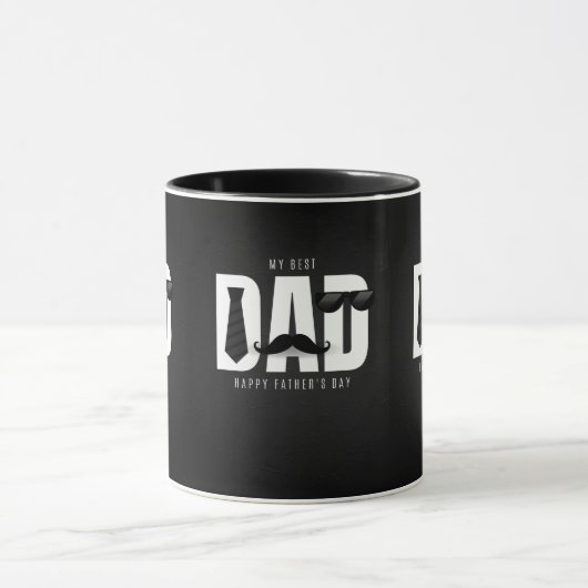 Happy Father's Day Mug -パパに最適な贈り物 マグカップ (中央)