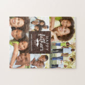 Happy Father's Day Mustacheフォトコラージュ ジグソーパズル (横)