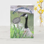 HAPPY FATHER'S DAY/MYパパNUMERO UNO/GOOSE IMAGE カード (黄色い花)