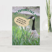 HAPPY FATHER'S DAY/MY DAD NUMERO UNO/GOOSE IMAGE カード (正面)