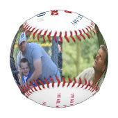 Happy Father's Day My Hero Photo 野球ボール (裏面)