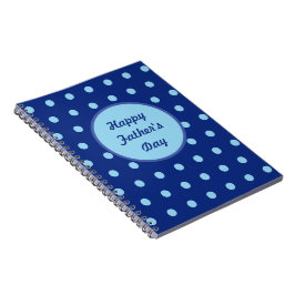 Happy Father's Day Notebook (Navy & Soft Blue) ノートブック