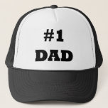 Happy Father's Day - Number 1パパ- #1パパ キャップ<br><div class="desc">父の日は角のまわりにだ！お前のパパは#1パパだ！彼に彼のパパTカスタムシャツで彼を知らせ彼の衣服に彼を知らせ、誰もが彼がナンバーワンであることを知らせる！父の日を祝う</div>