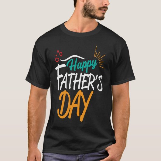 Happy Father's Day Party For Daddy Tシャツ (正面)