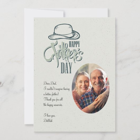 Happy Father's Day Photo Card シーズンカード (正面)