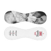 Happy Father's Day Photo Kids Names 野球ボール (パネル)