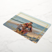 Happy Father's Day Photo w/ Foil Line Frame Card 箔招待状 (回転した状態)