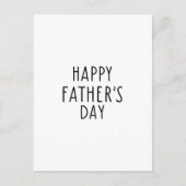Happy Father's Day Quote Card ポストカード (正面)