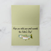 Happy Father's Day: Rainbow Trout カード (内部)