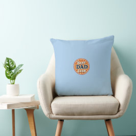 Happy Father's Day Shirt -レトロバッジ クッション