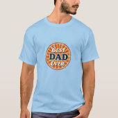Happy Father's Day Shirt -レトロバッジ Tシャツ (正面)