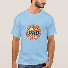 Happy Father's Day Shirt -レトロバッジ Tシャツ