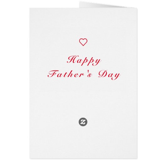 Happy Father's Day Sunflower and Bees on Blue Sky (裏面)