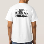 Happy Fathers Day Tシャツ (裏面)